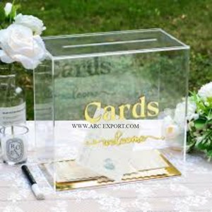 Marvelous Designing Metal and Glass Wedding and Visiting Cards <b>Storage</b> <b>Box</b> Trending Most Selling Handmade Home <b>Storage</b> <b>Box</b> - Product Image 4