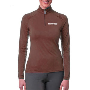 Camisa de equitación con media cremallera Ropa ecuestre de competición Secado rápido Mujeres Equitación ecuestre Capa base Manga larga - Product Image 6