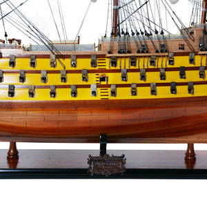 HMS Victory L80 Cedar Nautical Furniture <b>Piece</b> Hand-Painted Rustic Durable Home Decor Art/Craft Supplies Box Included - Product Image 6