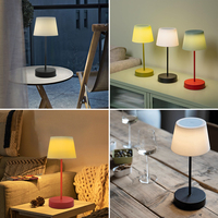 Lampe de bureau réglable design led lampe latérale de lit avec chargeur sans fil