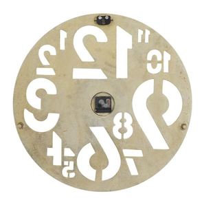 Horloge murale ronde en métal en laiton AK personnalisée en or fini pièce de conception Unique pour décor d'hôtel/décor de salon - Product Image 4