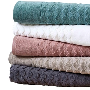 Serviettes de bain de qualité supérieure, utilisation quotidienne, étiquette privée, 100% coton, serviette noire, vente en gros, couleurs/tailles personnalisées ODM - Product Image 1