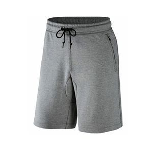 Shorts en molleton uni OEM, shorts en molleton de coton pour l'extérieur, motif uni, imprimé numérique, taille mi-haute élastique, décontracté, respirant - Product Image 1