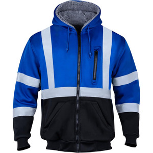 Vestes de sécurité réfléchissantes à réflecteur élevé confortables Veste de sécurité réfléchissante haute visibilité pour hommes fabriquée par les sports vestimentaires - Product Image 2