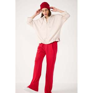 Sudadera con Capucha y Cremallera de Tela Modal Sedosa - Product Image 3
