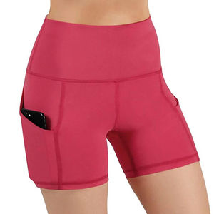 Pantalones Cortos de Yoga para Mujer, Cintura Elástica, Ligeros, Transpirables, de Secado Rápido, Elásticos en Cuatro Direcciones, Cintura Alta - Product Image 6
