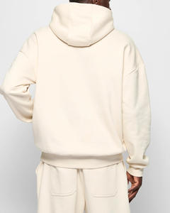 Vêtements d'hiver élégants pour hommes coupe décontractée capuche réglable sweat à capuche de poche avant de haute qualité sweat à capuche en tissu mélangé de coton chaud de meilleure qualité - Product Image 2