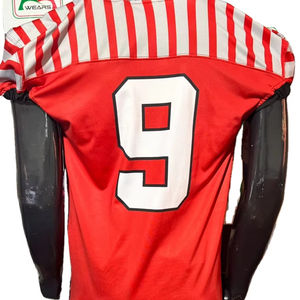 Fútbol americano Jersey fan Jersey padre sublimación aparejos sarga bordado más tamaño personalizado soporte fabricante de fábrica - Product Image 1