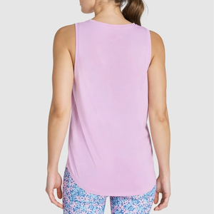 Alta calidad al por mayor de las mujeres de algodón camiseta sin mangas casual moda verano crop gimnasio yoga desgaste con logotipo personalizado - Product Image 5