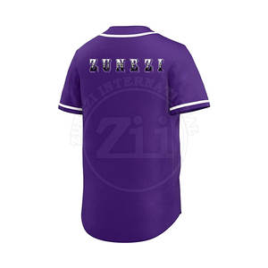 Ensembles d'uniformes de baseball sur mesure de haute qualité, grande taille, durables et respirants pour hommes - Product Image 5