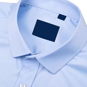 Custom <b>Men's</b> Formal Office Dress Shirts Casual Stand-up Collar Long Sleeve Satin Knitted Breathable Spring - Product Image 3