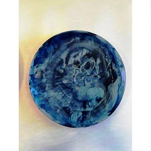 Cuencos Hondos de Color Naranja Hechos a Mano en Resina Pulida, Cuencos Decorativos para Servir, Utensilios de Cocina Ecológicos de Origen Indio para Fiestas - Product Image 4