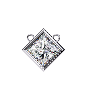 Pendentif en or 18 carats pour femme avec un magnifique diamant cultivé en laboratoire, pendentifs et breloques en diamant - Product Image 2