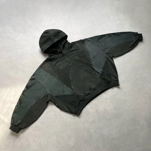 Hoodie court unisexe de haute qualité 100% coton lourd avec broderie 3D, couleurs personnalisées, streetwear, hiver, taille standard - Product Image 6