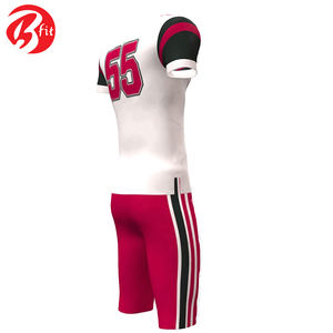 Camiseta de fútbol americano para hombre superventas, ropa deportiva transpirable de diseño personalizado con mangas cortas, selección superior para exteriores - Product Image 5