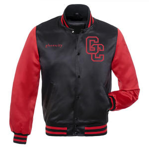 Blouson Bomber Homme Grande Taille en Soie de Qualité Supérieure, Respirant, Col Montant, Logo Frontal, Idéal Hiver - Product Image 3
