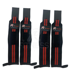 Custom Fitness Anti-<b>Slip</b> Protective Wrist Wraps Elasticated Neoprene Cotton for Weightlifting Gym Training Unisex - Product Image 2