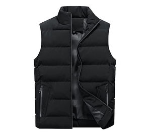 Haut demandé hommes extérieur plus chaud sans manches haute qualité hiver personnalisé grande taille décontracté ample solide sans manches hommes bouffant gilet - Product Image 1