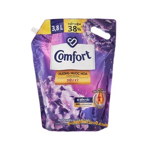 Precio de fábrica Soporte Comfor-t Suavizante de telas Bolsa grande 3.8L Líquido concentrado Ropa ecológica Vietnam - Product Image 1