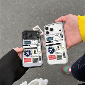 เคสโทรศัพท์สไตล์ท่องเที่ยวสำหรับ iPhone 11 ถึง 17 Pro Max  วัสดุ TPU นิ่ม ลายดอกไม้สีขาว  สำหรับทุกเพศ - Product Image 2