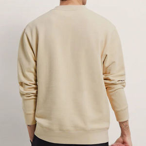 Sweat-shirts en molleton à col montant surdimensionnés en gros, bas côtelés, sweat-shirts en coton mélangé - Product Image 2