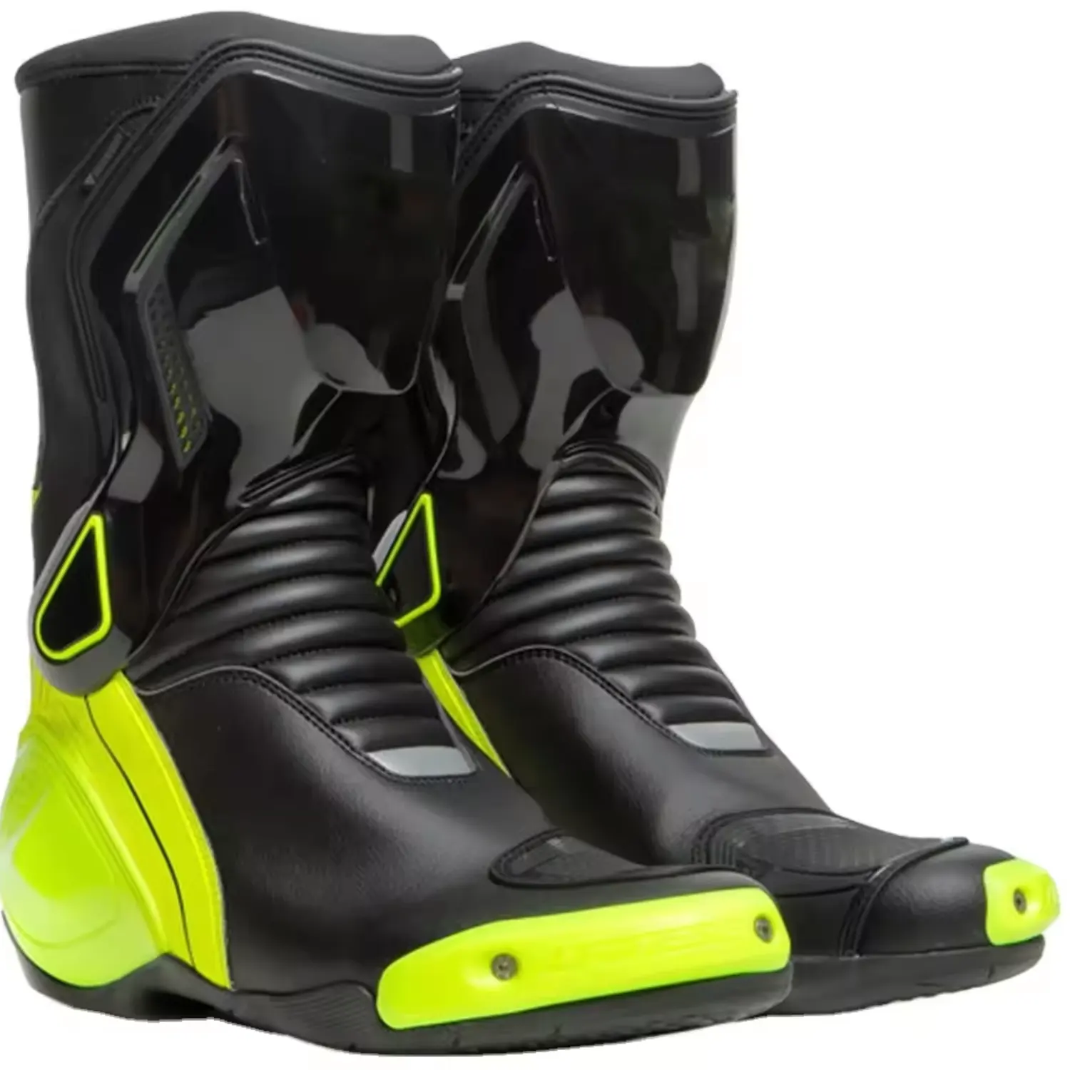 Sapatos esportivos de couro para motocicletas, calçados de corrida respiráveis de alta qualidade à prova d'água