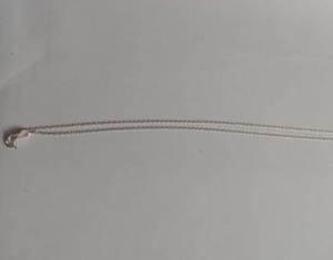 Super Quality 925 Sterling Silver Chain Handmade Jewelry Lick Chain 18Inch for Valentine's Couple Simple Chain Gift <b>Sister</b> Gift - Product Image 1