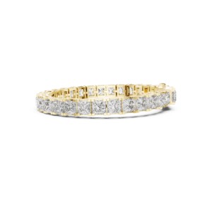 24.28 TCW Princess Cut Moissanite Tennis <b>Bracelet</b> <b>925</b> <b>Sterling</b> <b>Silver</b> Bridal & Wedding Fine Jewelry Luxury <b>Bracelet</b> Wholesale - Product Image 5