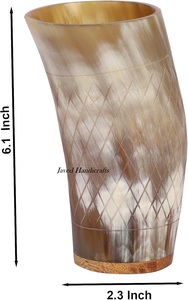<b>Drinking</b> <b>Horn</b> Best Quality of Hand Carved Viking <b>Drinking</b> <b>Horn</b> Cup / Glass - Product Image 5