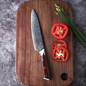 Cuchillo de chef de cocina con logotipo personalizado de calidad superior con mango de madera de agarre cómodo para uso diario en la cocina - Product Image 4