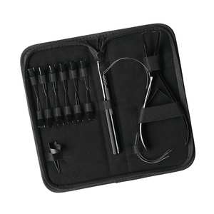 Kit professionnel d'extensions de cheveux comprenant un outil de retrait de micro-perles, un fil à boucle pour tirer, un anneau de sectionnement pour mariée, des aiguilles à coudre - Product Image 1
