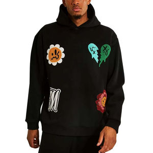 Sweat-shirt à capuche pour homme, streetwear décontracté, hiver, chaud, manches longues, imprimé, coton, polyester, taille adulte - Product Image 5