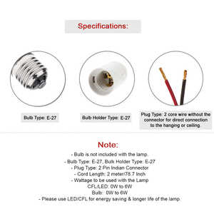 8 Inch Eco-Friendly Hand-Etched Metal Pendant Lamp for Home <b>Decor</b> Diwali <b>Hanging</b> Lamp - Product Image 6