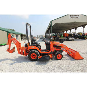 Tractor de orugas Kubota BX25D 4WD de 2014 para uso agrícola con bomba y motor - Product Image 6