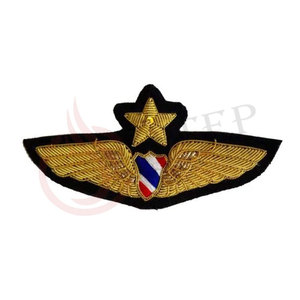 ป้ายและแผ่นปะสำหรับงานออกแบบ OEM,สัญลักษณ์ประดับปีกทำจากโลหะแท่ง - Product Image 6