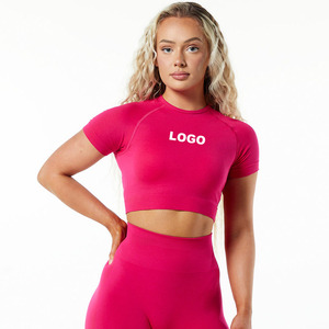 El más nuevo diseño de conjuntos de fitness para gimnasio para mujer, ropa deportiva, mallas de yoga ajustadas con bolsillos, pantalones de yoga laterales. - Product Image 1