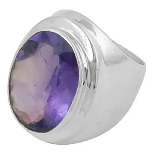 Anillo de Plata 925 con Amatista para Mujer, Joyería con Piedras Preciosas - Product Image 3