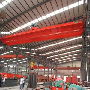 Grúa Puente Inteligente de Doble Viga con Control Remoto, Protección Contra Sobrecarga, Capacidad de 100T, Alcance de 20m - Product Image 1