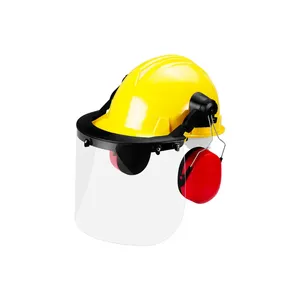 Casco de seguridad para construcción, casco de seguridad, protección facial, orejeras - Product Image 1