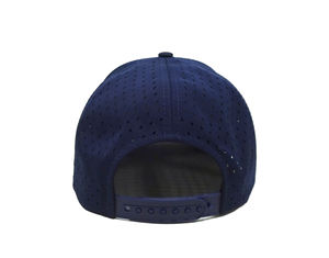 Casquettes de baseball avec logo personnalisé américain Casquettes de baseball brodées en 3D avec trous perforés découpés au laser Logo personnalisé Casquettes de sport de plein air OEM Vietnam - Product Image 4