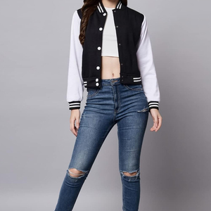 2026 Latest Unisex Winter Varsity Jackets Stand Collar Casual Wear Long Sleeve Breathable High Quality <b>Canvas</b> Reversible - Product Image 5