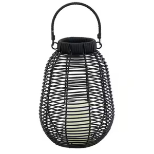 Hot Selling Natural Handmade <b>Rattan</b> Candle <b>Lantern</b> With Rope Handle Bamboo Woven Floor Tabletop Decorative Home Decor <b>Lantern</b> - Product Image 5