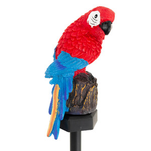 Solar-powered <b>parrot</b> <b>lamp</b>, garden light with LED twilight sensor. - Product Image 6