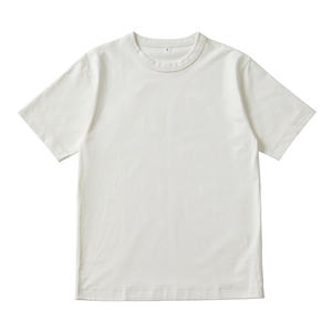 Camiseta lisa de manga corta con diseño en blanco y logotipo personalizado para hombre 220GSM, Camiseta lisa de algodón peinado, camiseta lisa con cuello redondo para hombre - Product Image 5