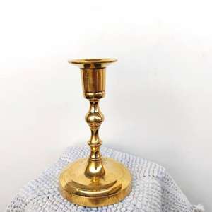 Modern <b>Brass</b> <b>Candle</b> <b>Holder</b> for Home Wedding Party & Festival Decor for Christmas Easter & Valentine's Day - Product Image 4