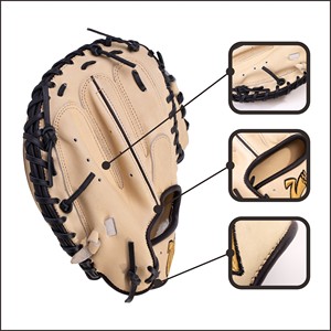 Gants <span class=keywords><strong>de</strong></span> receveur en cuir <span class=keywords><strong>de</strong></span> vachette Guantes <span class=keywords><strong>De</strong></span> Beisbol personnalisés A2000 Mitaines <span class=keywords><strong>de</strong></span> receveur en cuir <span class=keywords><strong>de</strong></span> fabricant professionnel Kip personnalisées - Product Image 3
