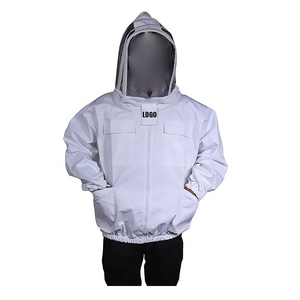 แจ็กเก็ตเก็บผึ้งเพื่อความปลอดภัยส่วนบุคคลทำจากผ้าฝ้าย100% สำหรับผู้ชายและผู้หญิงสำหรับการล่าผึ้ง2025 - Product Image 6