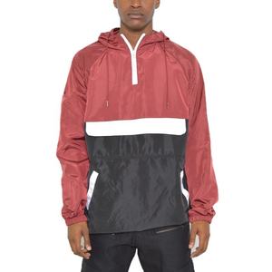 Veste coupe-vent en nylon imperméable pour homme, design personnalisé, style streetwear, pour le cyclisme et la course à pied, grande taille, capuche avec décoration en fourrure - Product Image 1