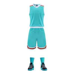 OEM personalizado sublimación Reversible baloncesto Jersey pantalones cortos camisa hombres baloncesto desgaste secado rápido entrenamiento equipo baloncesto uniforme - Product Image 3