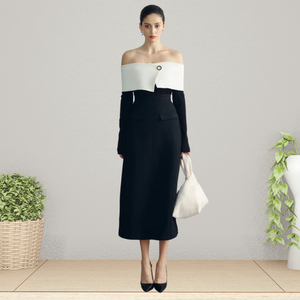 High Quality Women's <b>Skirts</b> ALIYAH MAXI <b>SKIRT</b> A-Line <b>Skirt</b> Embossed <b>Jersey</b> Knit Fabric Custom Labels - Product Image 5